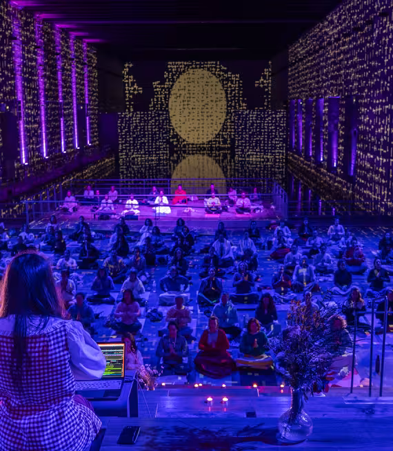 séance yoga bassins lumières privatisation