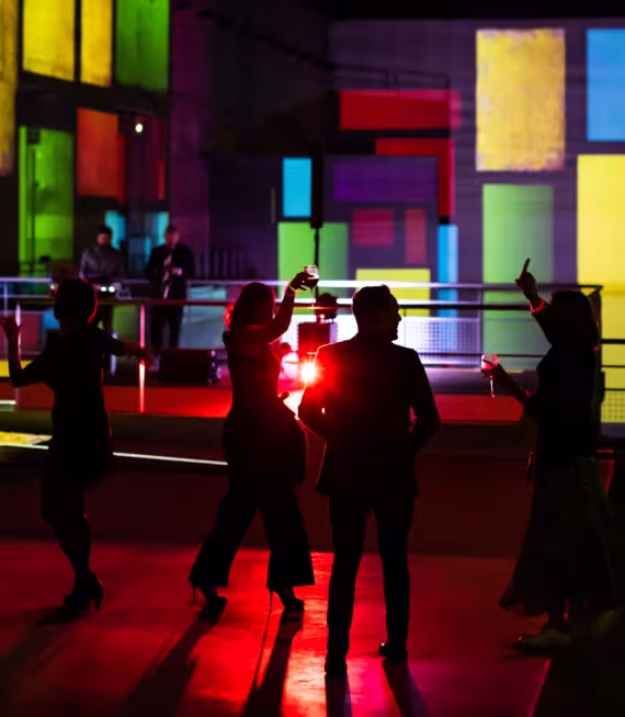 danse mondrian projection événement