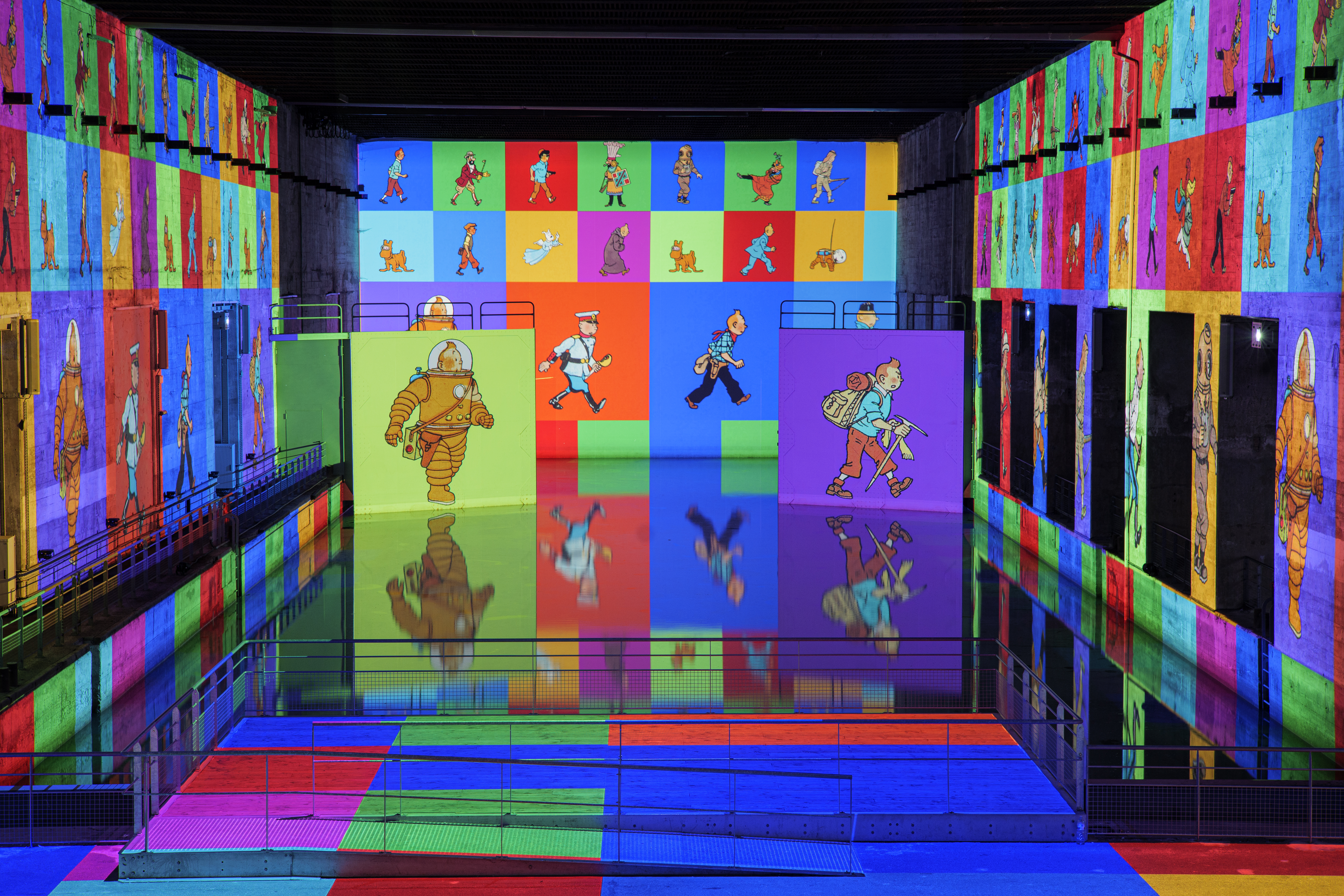 Exhibition Tintin in Bordeaux | Bassins des Lumières
