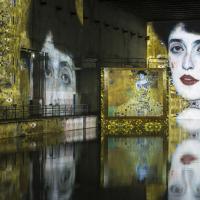 Vue exposition Klimt Bassins