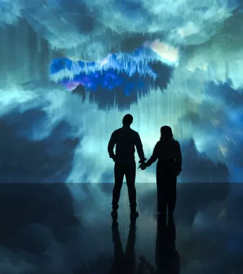 oniria ciel bleu nuageux