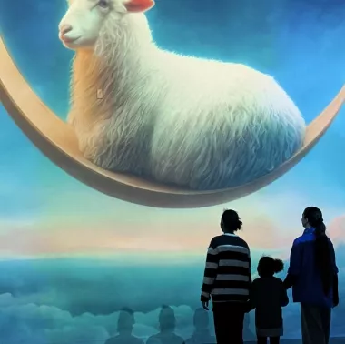 mouton silhouette projection