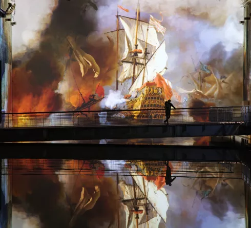 Tableau Conquête des mers vue exposition bassins