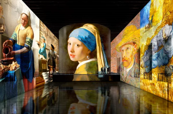 Exhibition From Vermeer to Van Gogh in Bordeaux Bassins des Lumieres