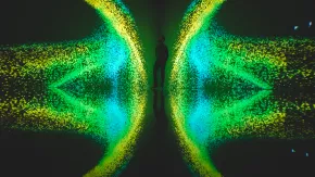 Vue exposition événement Cell Immersion Bassins