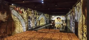 Vue exposition Klimt Bassins
