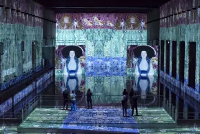Vue exposition Klimt Bassins