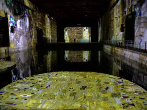 Vue exposition Klimt Bassins