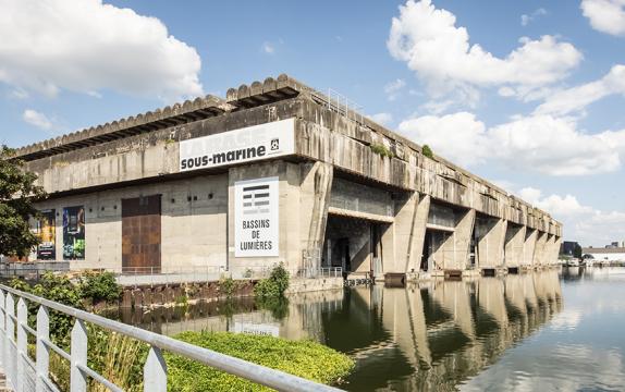 Vue extérieure base sous-marine Bordeaux 2020