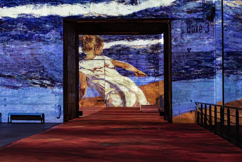 Vue exposition mer Sorolla Bassins des Lumières
