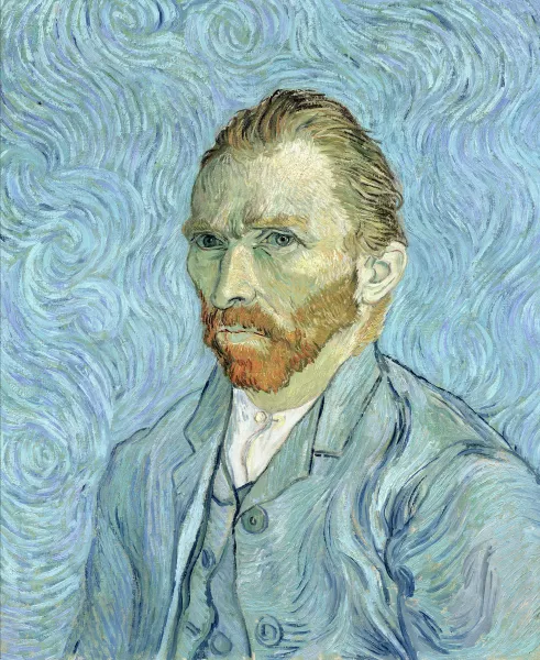 Painting Self-portrait Van Gogh