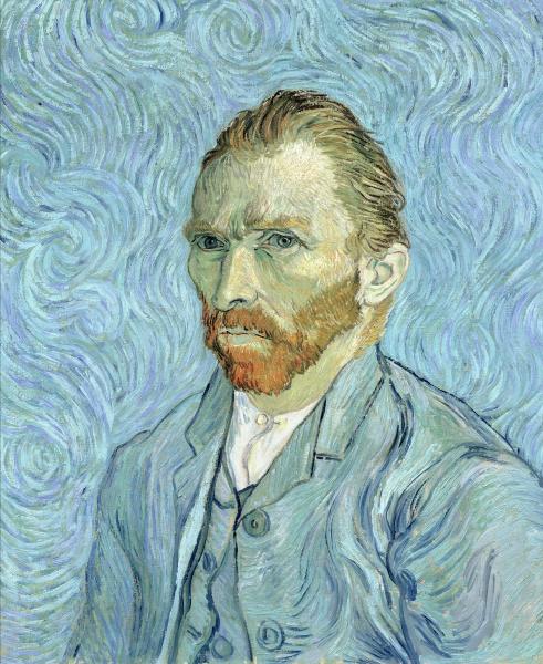 Painting Self-portrait Van Gogh