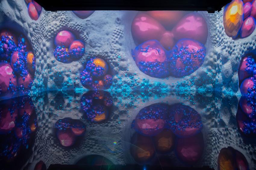 bulles colorées fond