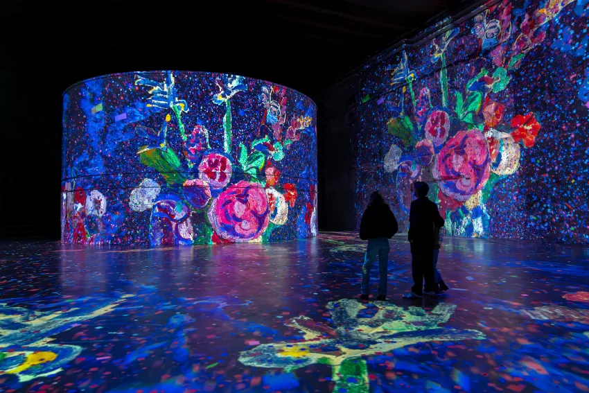 projection fleurs matisse oeuvres