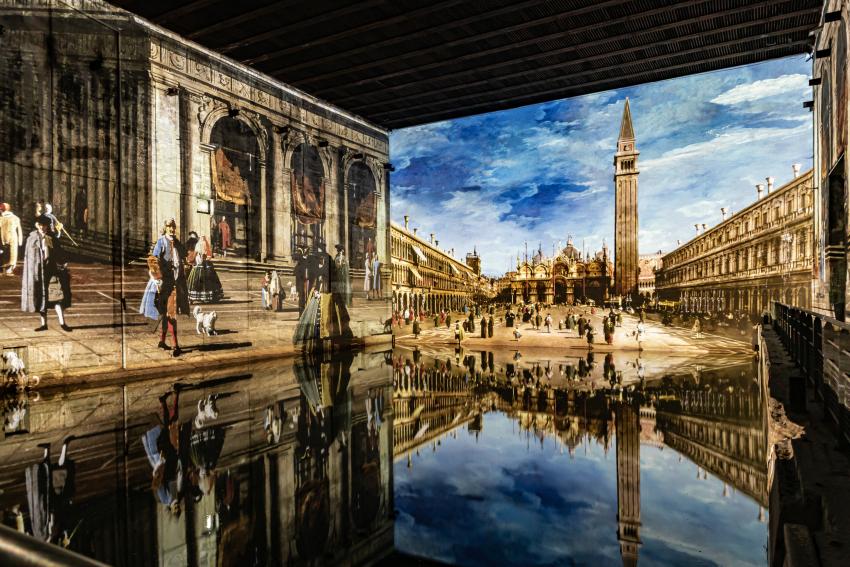 Vue exposition Venise Bassins