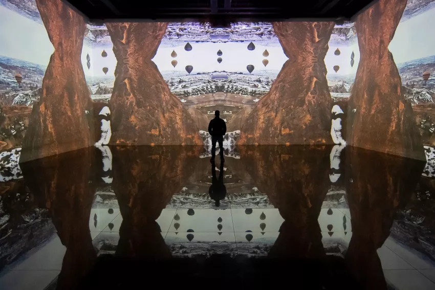 Vue exposition Infinite Horizons Bassins