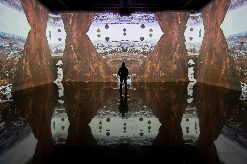 Vue exposition Infinite Horizons Bassins
