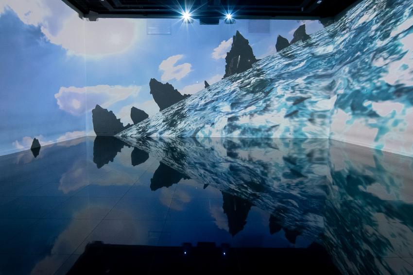 Vue exposition Infinite Horizons Bassins