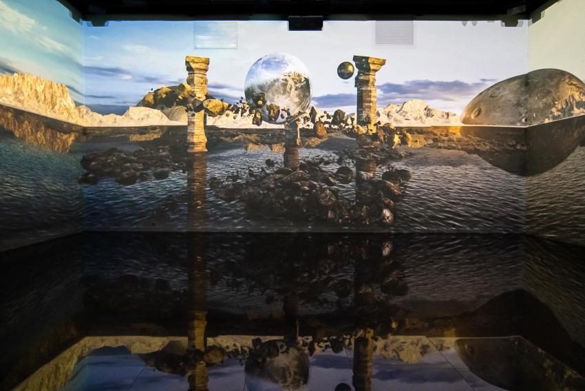 Vue exposition Infinite Horizons Bassins