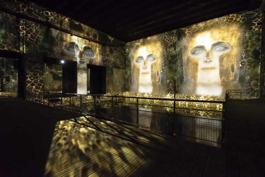 Vue exposition Klimt Bassins