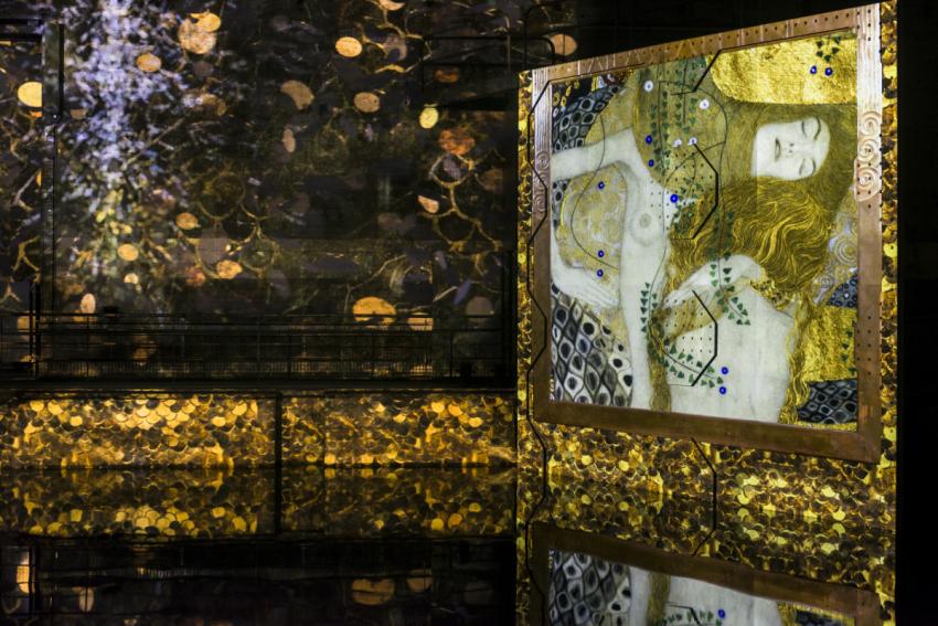 Vue exposition Klimt or Bassins