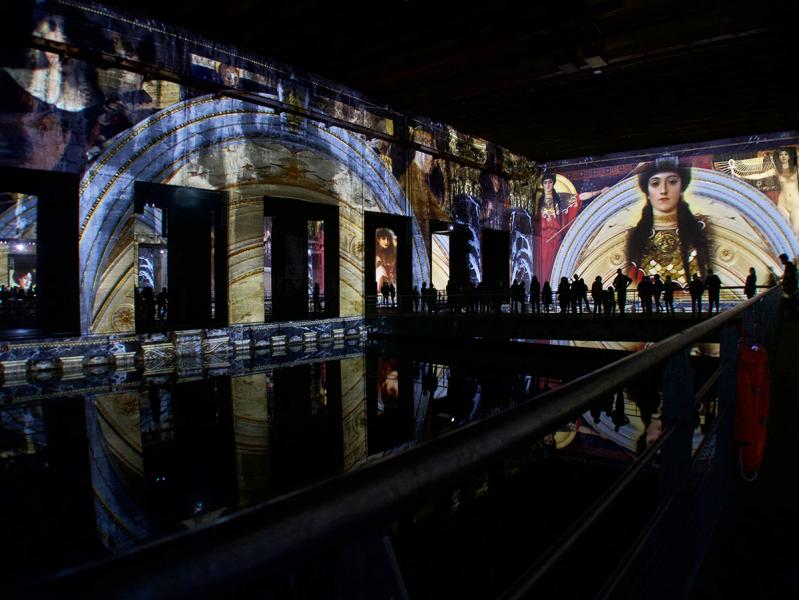 Vue exposition Klimt Bassins