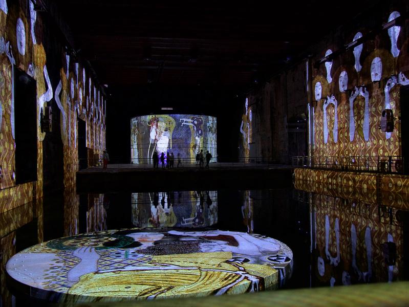 Vue exposition Klimt Bassins