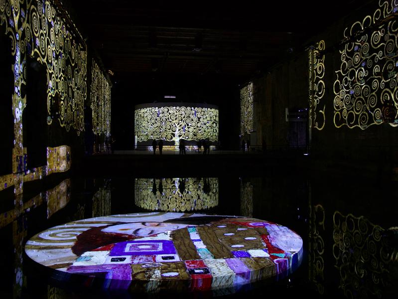 Vue exposition Klimt Bassins