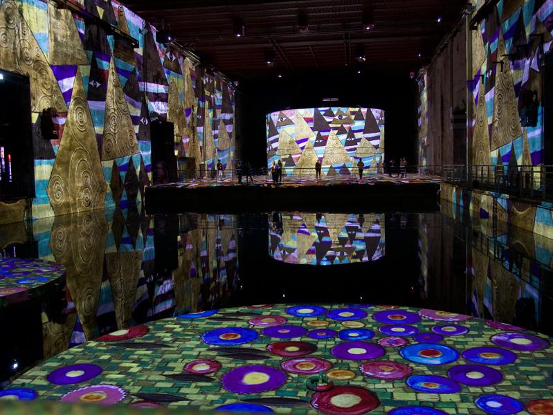Vue exposition Klimt Bassins