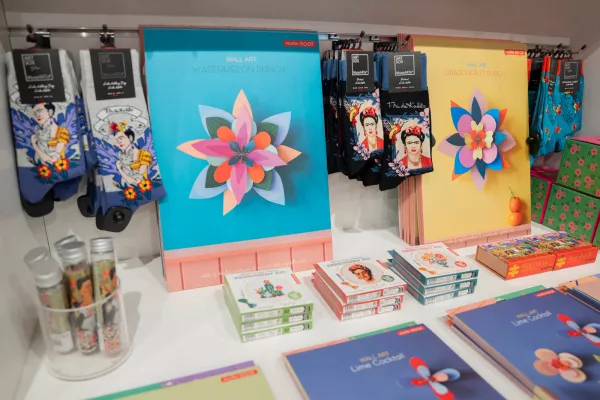 Produits dérivés exposition Frida Kahlo